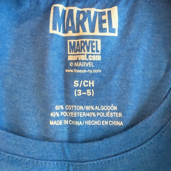 NWOT Marvel Comics Blue Sleeveless Shirt Tank - Picture 5 of 5